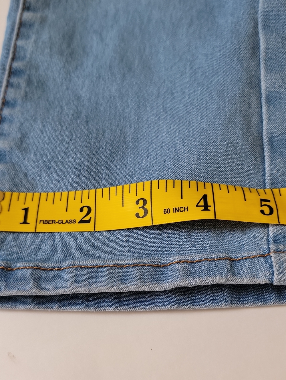 Tahari Girls Button‑Fly Capris · Medium Wash Denim · Size 8 Emily Style - Picture 9 of 15